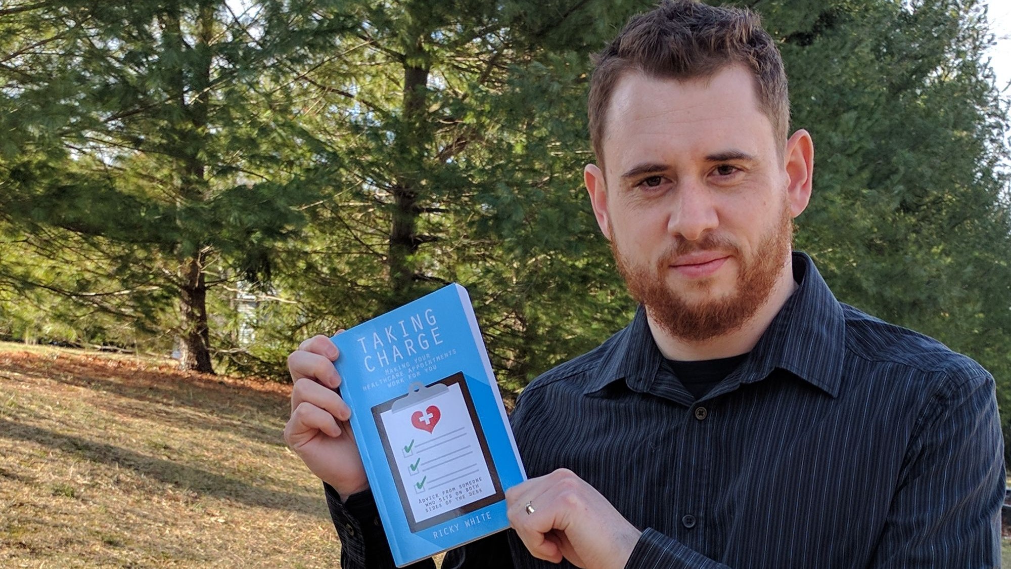 Me holding my new book :)